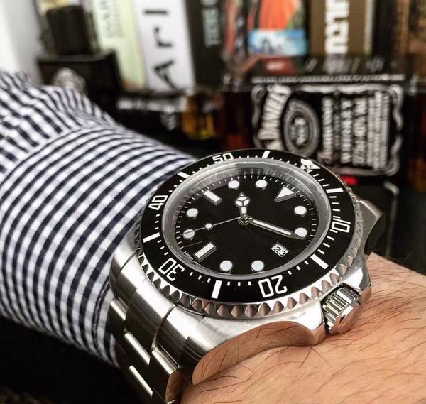 luxury men watch sea-dweller ceramic bezel 44mm stanless steel 116660 automatic business casual mens watch wristwatches, Slivery;brown
luxury men watch sea-dweller ceramic bezel 44mm stanless steel 116660 automatic business casual mens watch wristwatches, Slivery;brown