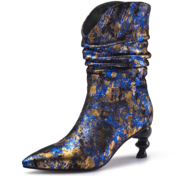 fashion print shearling ankle boots pu leather short plush pointed toe mixed colors zip high heels shoes women botas mujer, Black
fashion print shearling ankle boots pu leather short plush pointed toe mixed colors zip high heels shoes women botas mujer, Black