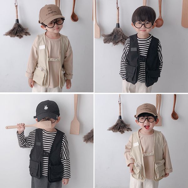 autumn baby boys fashion sleeveless waistcoat kids all-match loose vest cardigan children clothes, Camo
autumn baby boys fashion sleeveless waistcoat kids all-match loose vest cardigan children clothes, Camo