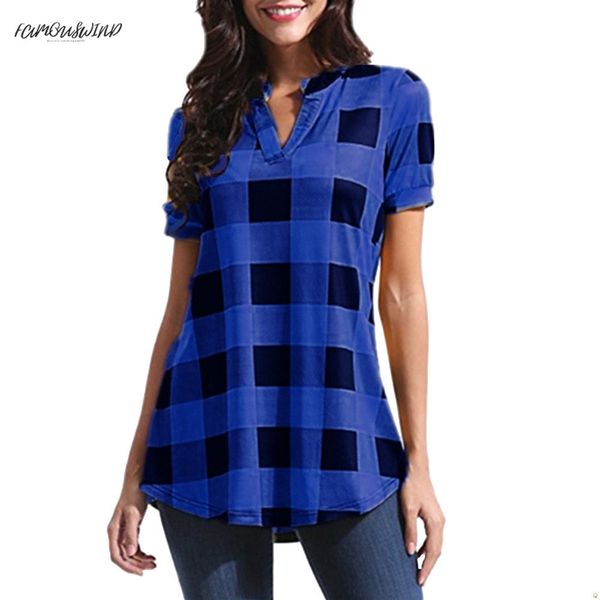 cap sleeve size plus women shirt 9.28_z short sleeve v-neck irregular elegant hem blouse office large size clothing plaid, White
cap sleeve size plus women shirt 9.28_z short sleeve v-neck irregular elegant hem blouse office large size clothing plaid, White