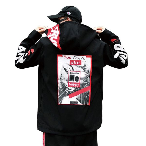 new autumn western street stylish fashion printed men's hooded jackets hip hop casual zipper full sleeve coats streetwear, Black;brown
new autumn western street stylish fashion printed men's hooded jackets hip hop casual zipper full sleeve coats streetwear, Black;brown