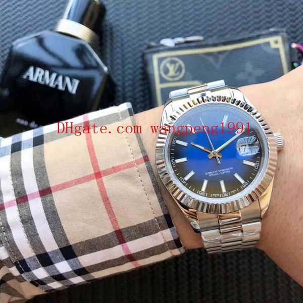 7 color watch 41mm gradient blue dial 126334 126333 8215 movement two tone gold automatic mens watch watches, Slivery;brown
7 color watch 41mm gradient blue dial 126334 126333 8215 movement two tone gold automatic mens watch watches, Slivery;brown