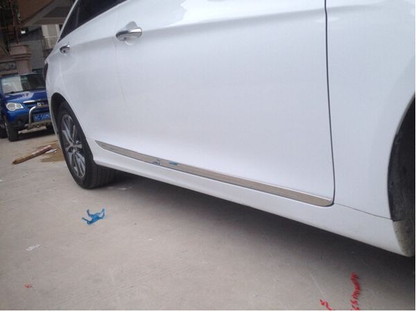 stainless steel car side door body decoration bar strip,scuff protection sticker for hyundai sonata yf 2011 -2014
stainless steel car side door body decoration bar strip,scuff protection sticker for hyundai sonata yf 2011 -2014