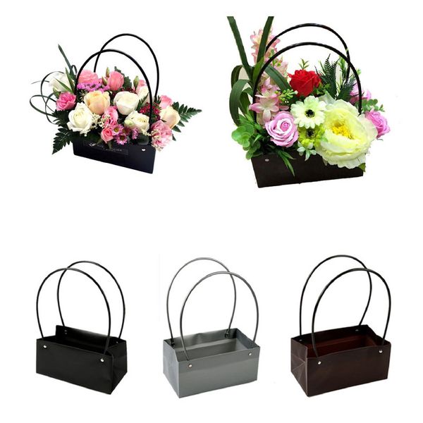 plastic flower bag waterproof pvc flower gift packaging box festival wedding floral basket
plastic flower bag waterproof pvc flower gift packaging box festival wedding floral basket