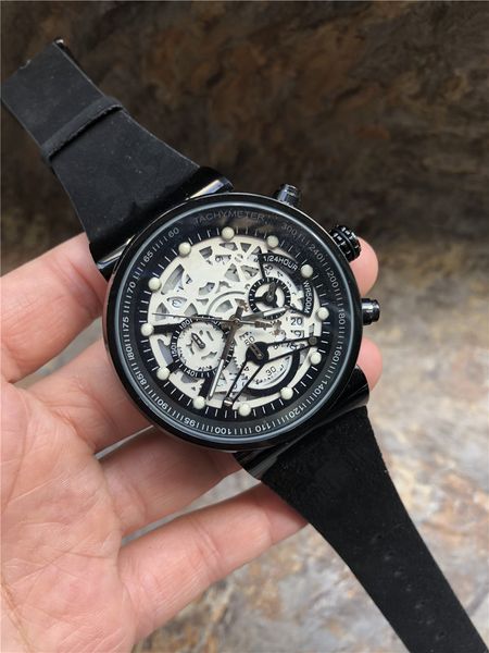 relogio masculino brand new men's watches leather strap watch man fashion sports satch men wristwatches, Slivery;brown
relogio masculino brand new men's watches leather strap watch man fashion sports satch men wristwatches, Slivery;brown