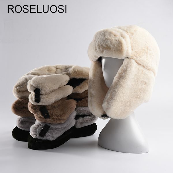 roseluosi autumn winter thick warm bomber hat for women russian solid color windproof ear protect fur hats, Blue;gray
roseluosi autumn winter thick warm bomber hat for women russian solid color windproof ear protect fur hats, Blue;gray