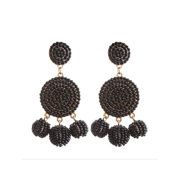 vansno personality classic 2019 new bohemian earrings round pearl earrings temperament goddess, Silver
vansno personality classic 2019 new bohemian earrings round pearl earrings temperament goddess, Silver