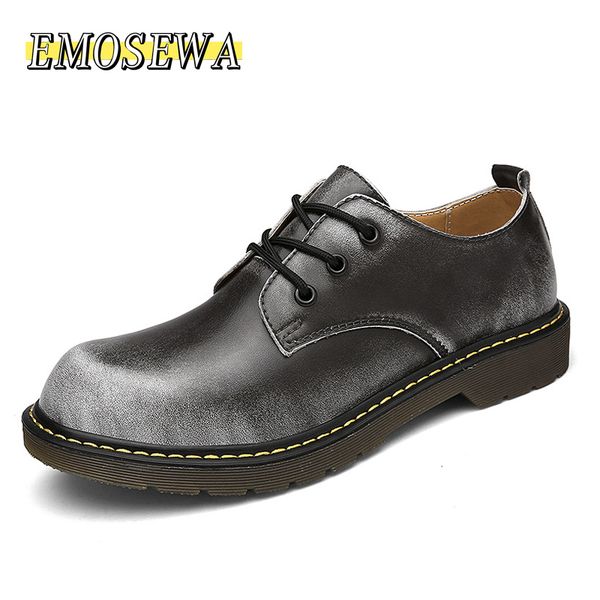 emosewa brand new sneakers outdoor shoes lace-up flat male footwear men shoes quality leather men moccasins working 38-46, Black
emosewa brand new sneakers outdoor shoes lace-up flat male footwear men shoes quality leather men moccasins working 38-46, Black