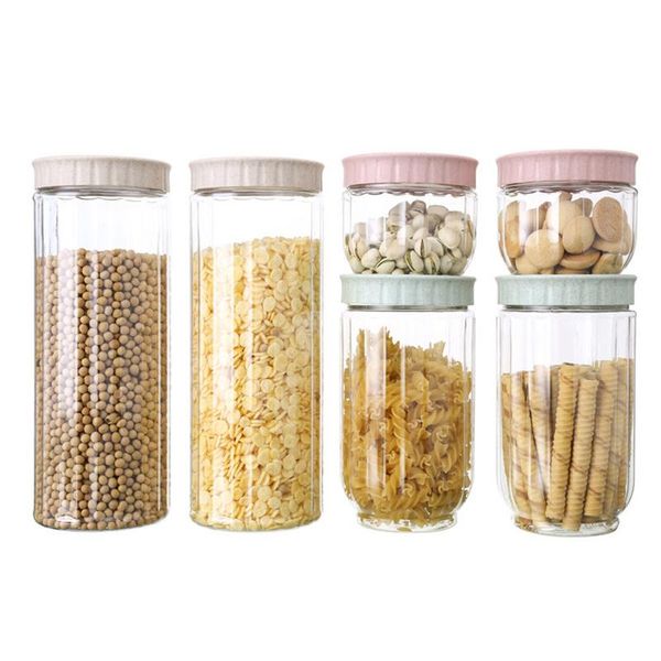 transparent jars grains storage bottles spice jar kitchen storage cans kitchen storage organization quick delivery
transparent jars grains storage bottles spice jar kitchen storage cans kitchen storage organization quick delivery