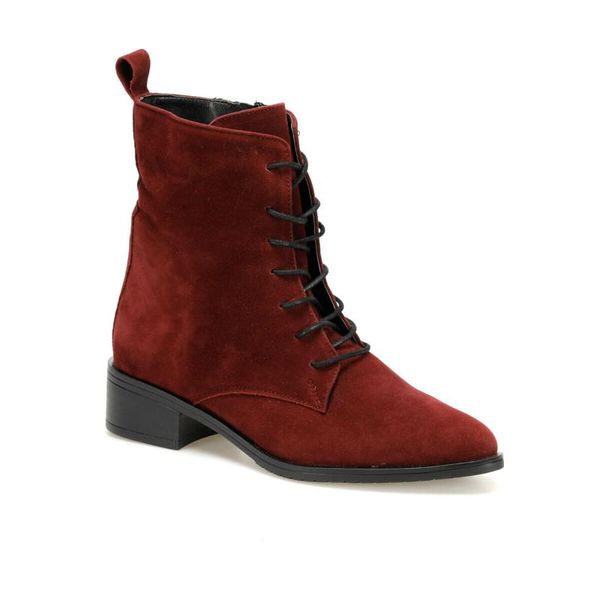 flo merapi31z skin maroon women 's boots butigo, Black