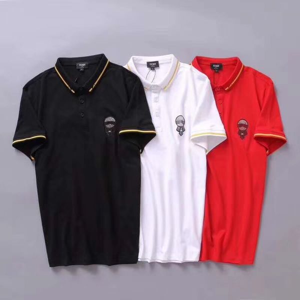 F Mens Luxury Designer Polos Summer 19ss Fashion New Polo Shirts Turn Down Collar Business Casual Shirts
F Mens Luxury Designer Polos Summer 19ss Fashion New Polo Shirts Turn Down Collar Business Casual Shirts