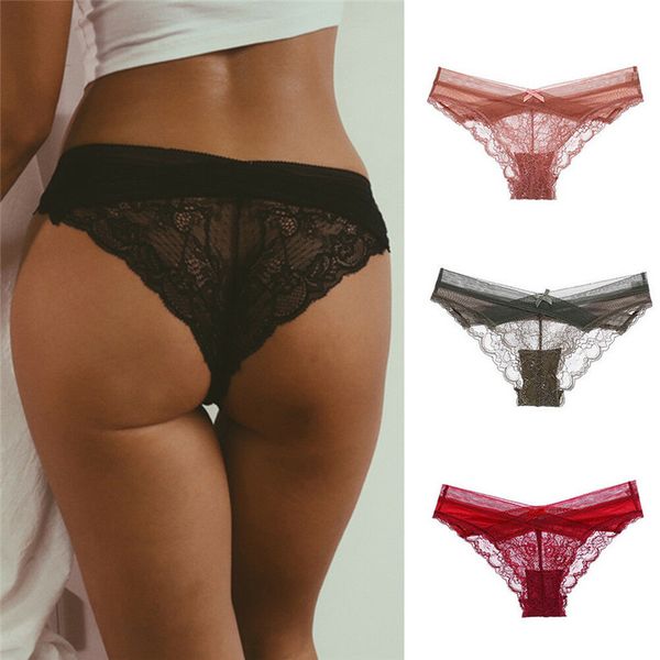 hirigin new fashion exotic apparel solid color floral lace open crotch low-rise panties g-string women black green red pink, Black;pink
hirigin new fashion exotic apparel solid color floral lace open crotch low-rise panties g-string women black green red pink, Black;pink