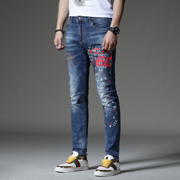 enjoy men's wear original design men fashion jeans perfect quality trousers straight trousers slim and comfortable, Blue
enjoy men's wear original design men fashion jeans perfect quality trousers straight trousers slim and comfortable, Blue