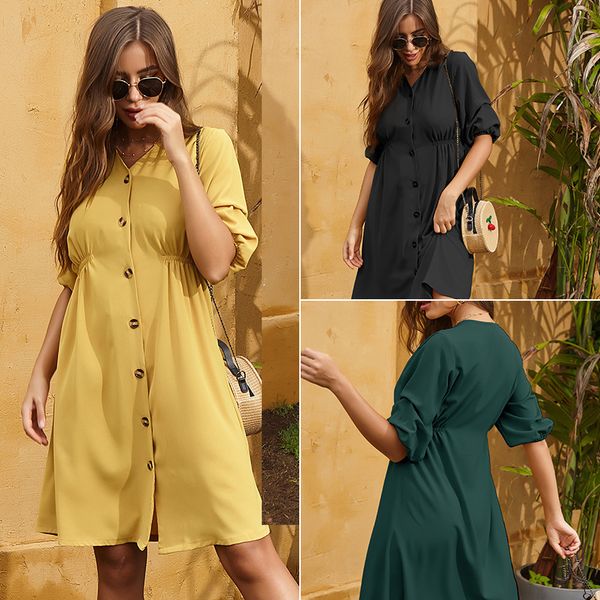 french niche dress womens 2020 summer design light mature temperament original retro european and american, White;black
french niche dress womens 2020 summer design light mature temperament original retro european and american, White;black