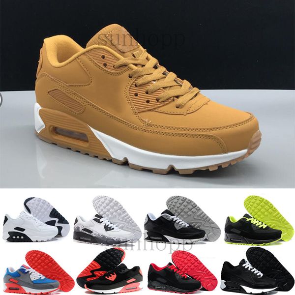 2019 air cushion 90 casual running shoes black white red 90 men women sneakers classic air90 trainer outdoor hy-9c, Black;brown
2019 air cushion 90 casual running shoes black white red 90 men women sneakers classic air90 trainer outdoor hy-9c, Black;brown