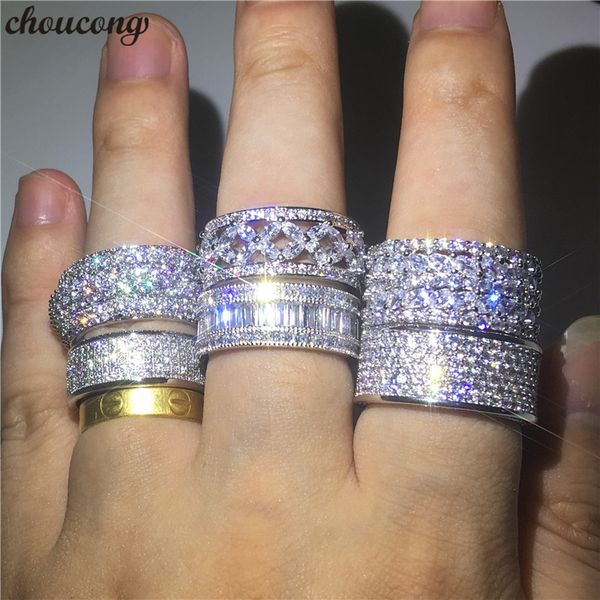 choucong 6 styles charm promise finger ring 925 sterling silver diamond engagement wedding band rings for women men jewelry, Slivery;golden
choucong 6 styles charm promise finger ring 925 sterling silver diamond engagement wedding band rings for women men jewelry, Slivery;golden