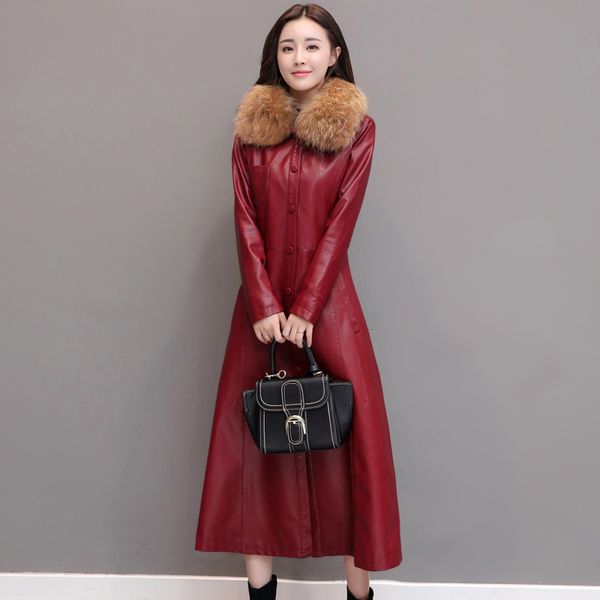 faux fur coat women leather jacket motorcycle jacket black red leather female fur collar windbreaker plus size 5xl h204
faux fur coat women leather jacket motorcycle jacket black red leather female fur collar windbreaker plus size 5xl h204
