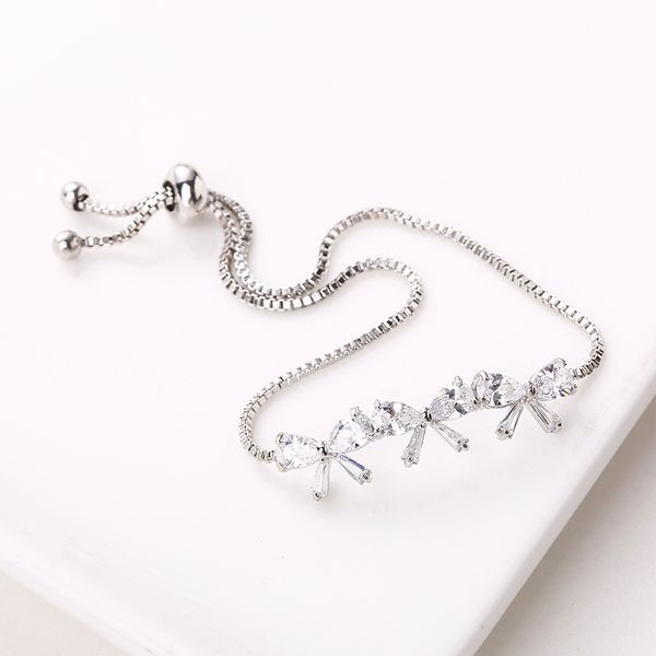 sweet bracelets 2018 light micro zircon bracelets women's korean-style students friend hand jewelry bracelet fashion, Silver
sweet bracelets 2018 light micro zircon bracelets women's korean-style students friend hand jewelry bracelet fashion, Silver