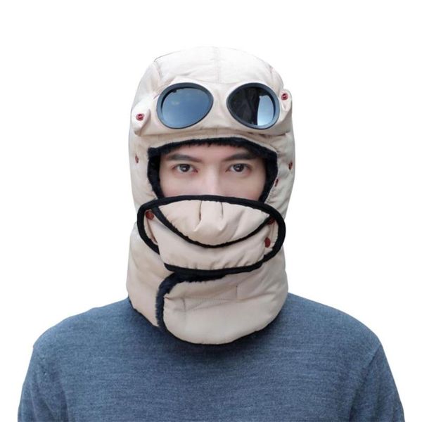 winter trooper hat for men women with goggles mask scarf warm windproof ear flap trapper hat outdoor activities, Black
winter trooper hat for men women with goggles mask scarf warm windproof ear flap trapper hat outdoor activities, Black