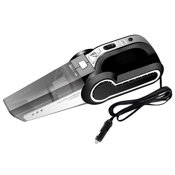 4-in-1 car portable wet/dry auto vacuum cleaner 12v 120w 4000mpa tire inflator pump pressure gauge led light
4-in-1 car portable wet/dry auto vacuum cleaner 12v 120w 4000mpa tire inflator pump pressure gauge led light
