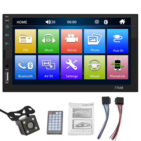 car radio mp5 player 2din 7764b 7'' touch screen bluetooth hands-multimedia mp5 player fm rear view camera remote control
car radio mp5 player 2din 7764b 7'' touch screen bluetooth hands-multimedia mp5 player fm rear view camera remote control