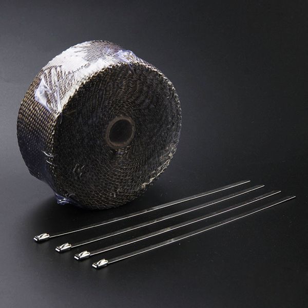 chiziyo 5m heat exhaust pipe header heat wrap resistant fireproof insulating cloth for motorcycle car with 4 stainless steel tie
chiziyo 5m heat exhaust pipe header heat wrap resistant fireproof insulating cloth for motorcycle car with 4 stainless steel tie