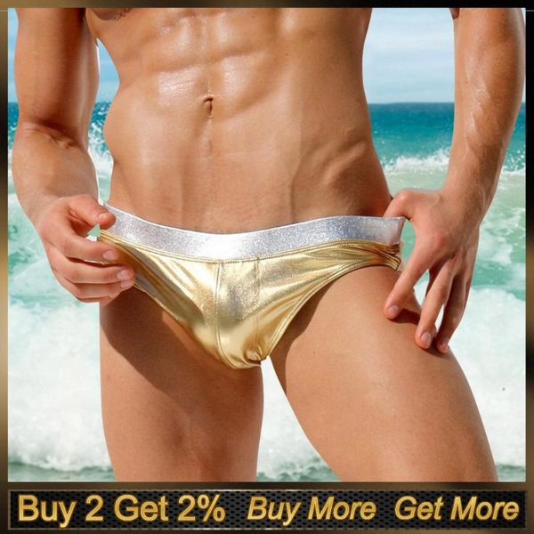 mens swimwear men swim briefs gold pu leather bikini men swimwear swiming shorts woman bañador natacion hombre
mens swimwear men swim briefs gold pu leather bikini men swimwear swiming shorts woman bañador natacion hombre
