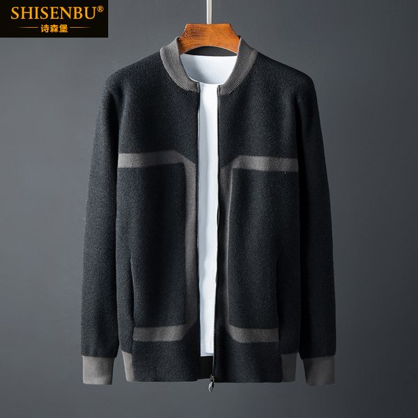 brand black autumn and winter mens jacket casual color matching stand collar zipper sweater slim fit cardigan jacket men 2019, Black;brown
brand black autumn and winter mens jacket casual color matching stand collar zipper sweater slim fit cardigan jacket men 2019, Black;brown
