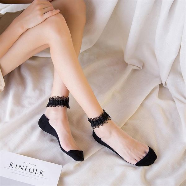 women casual summer fashion transparent silk socks short cute gift sock casual fashion novel lace crystal transparent socks 0704, Black;white
women casual summer fashion transparent silk socks short cute gift sock casual fashion novel lace crystal transparent socks 0704, Black;white