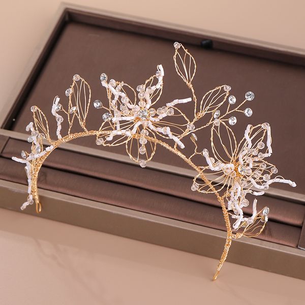 handmade flower rhinestone hairbands gold colors headbands crystal leaf crowns women hair jewelry wedding bride hair accessories, Golden;white
handmade flower rhinestone hairbands gold colors headbands crystal leaf crowns women hair jewelry wedding bride hair accessories, Golden;white
