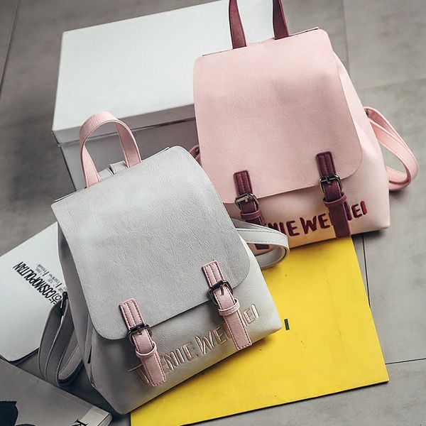 leftside brand 2016 new small simple stylish solid rucksack back packs women backpacks famous designer school bag for girls
leftside brand 2016 new small simple stylish solid rucksack back packs women backpacks famous designer school bag for girls