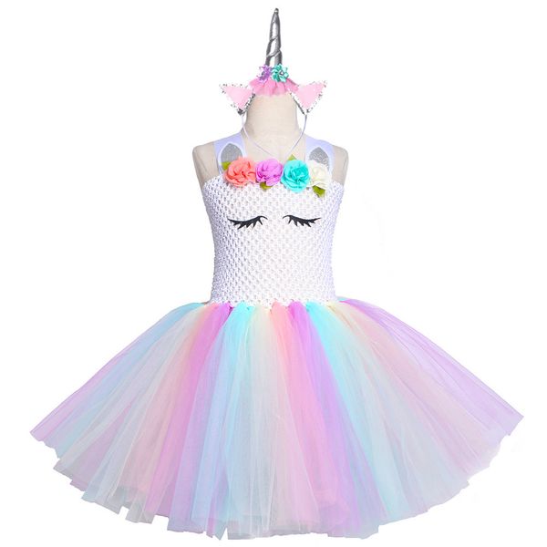 new girls dress children's dress mesh tutu unicorn princess dress performance clothing ing, Red;yellow
new girls dress children's dress mesh tutu unicorn princess dress performance clothing ing, Red;yellow