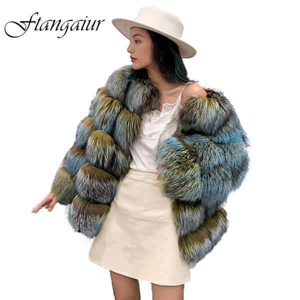 ftangaiur 2019 winter finland imported fur coat slim contrast color female coats short natural fur slim coats, Black
ftangaiur 2019 winter finland imported fur coat slim contrast color female coats short natural fur slim coats, Black