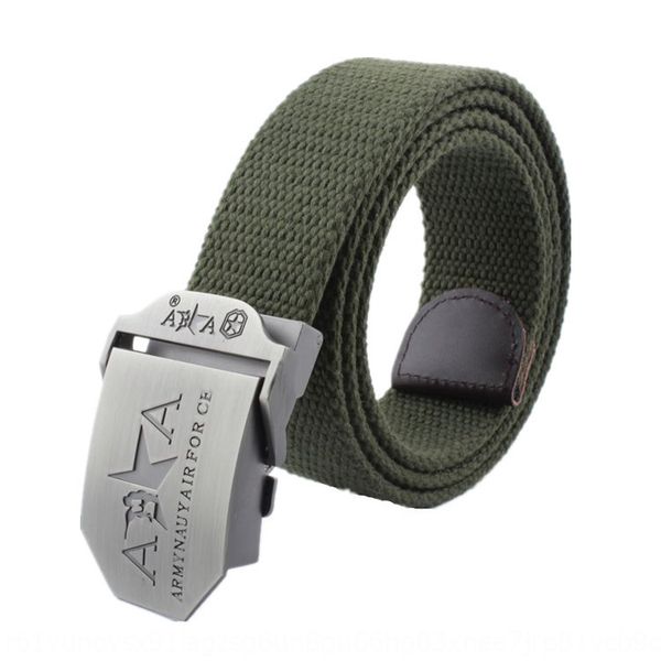 double a canvas canvas men's automatic buckle braided belt fashion outdoor leisure all-match thickened and lengthened belt, Black;brown
double a canvas canvas men's automatic buckle braided belt fashion outdoor leisure all-match thickened and lengthened belt, Black;brown