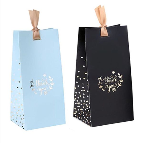 9.5x8x23cm thank you stamping gift bags gift box packaging large portable candy box black & blue jewerly with ribbons
9.5x8x23cm thank you stamping gift bags gift box packaging large portable candy box black & blue jewerly with ribbons
