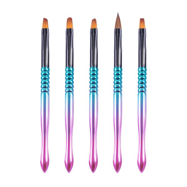 1 set professional manicure uv gel brush pen metal handle nail art liner painting drawing brush for manicure nail art tools nb49, Yellow
1 set professional manicure uv gel brush pen metal handle nail art liner painting drawing brush for manicure nail art tools nb49, Yellow