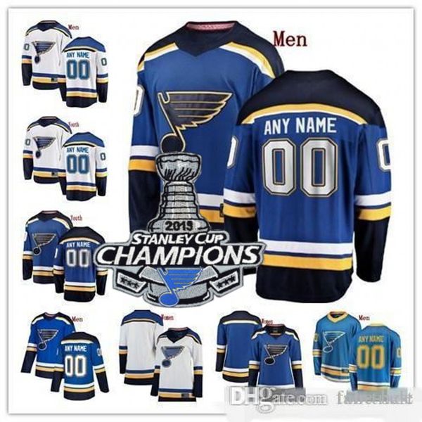 Custom St. Louis Blues 2019 Champions Blue Third Jersey Any Number Name men women youth White Tarasenko Ryan O'Reilly Perron Bozak Schenn
Custom St. Louis Blues 2019 Champions Blue Third Jersey Any Number Name men women youth White Tarasenko Ryan O'Reilly Perron Bozak Schenn