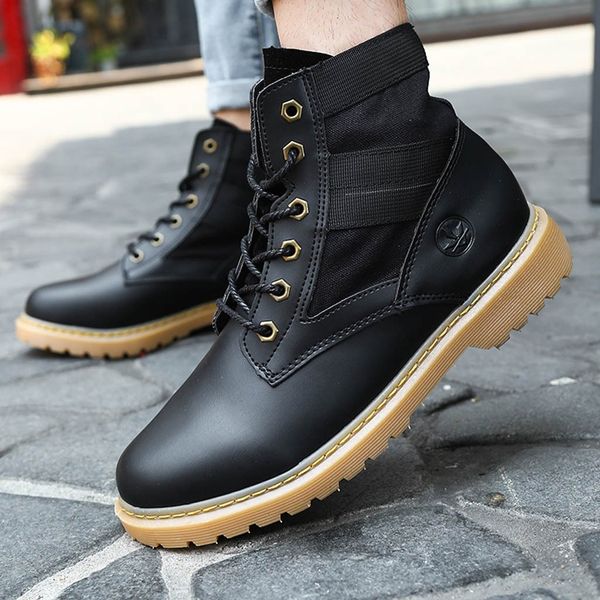 leather boots men winter combat boots men waterproof zapatos de seguridad hombres puntera acero cuero#g25, Black
leather boots men winter combat boots men waterproof zapatos de seguridad hombres puntera acero cuero#g25, Black