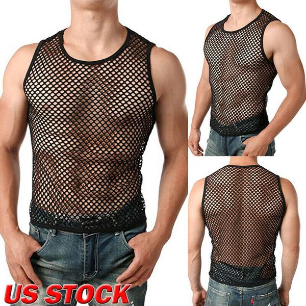 мужская мода mesh sheer tee gym training tank top sexy fish net muscle vest, Black;blue
мужская мода mesh sheer tee gym training tank top sexy fish net muscle vest, Black;blue