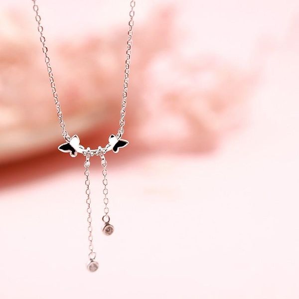 silver butterfly tassel necklaces women girls elegant sweet cute jewelry korean style femme clavicle necklace
silver butterfly tassel necklaces women girls elegant sweet cute jewelry korean style femme clavicle necklace