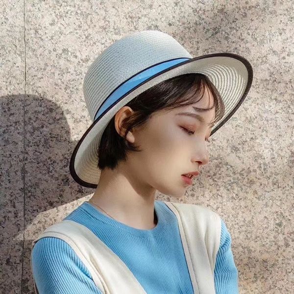 straw hat with letter m foldable panama straw hat for women summer caps white fedora men beach cap sun protection, Blue;gray
straw hat with letter m foldable panama straw hat for women summer caps white fedora men beach cap sun protection, Blue;gray
