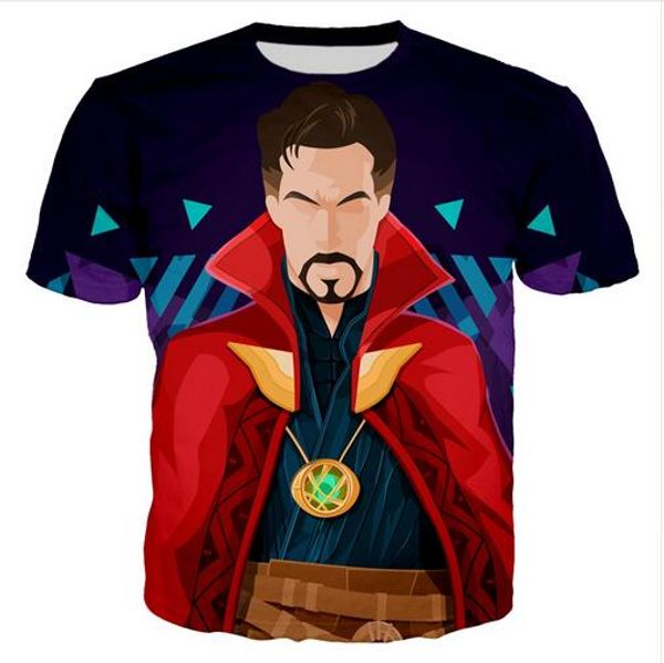 summer style men/women short sleeve t-shirt doctor strange 3d digital print t-shirts for tees shirts loose casual tees, White;black
summer style men/women short sleeve t-shirt doctor strange 3d digital print t-shirts for tees shirts loose casual tees, White;black