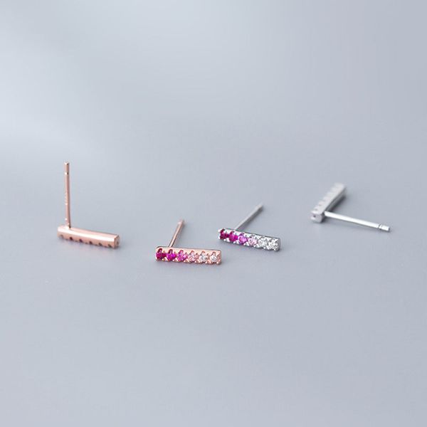 925 sterling silver red zircon small stud earrings simple wild sweet romantic earrings for women birthday jewelry gifts girls, Golden;silver
925 sterling silver red zircon small stud earrings simple wild sweet romantic earrings for women birthday jewelry gifts girls, Golden;silver
