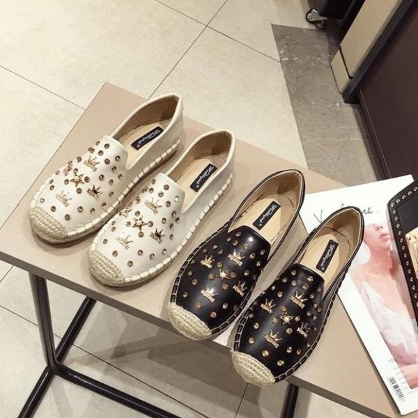 casual woman platform shoes slip-on flax 2019 fashion women's flats soft round toe crystal slip on linen modis dress new, Black
casual woman platform shoes slip-on flax 2019 fashion women's flats soft round toe crystal slip on linen modis dress new, Black