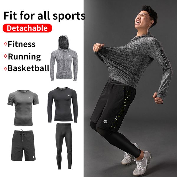 rockbros men sport suits quick dry sweat-absorbent running gym fitness training tracksuit 4 season sport shorts jerseys tights, White;black
rockbros men sport suits quick dry sweat-absorbent running gym fitness training tracksuit 4 season sport shorts jerseys tights, White;black