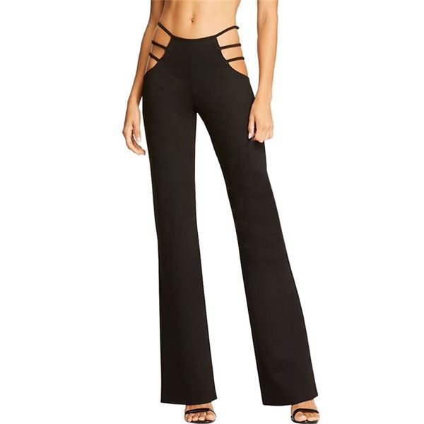 telotuny women pants lace up casual high waist solid female pants lady trousers strappy cutout elastic waist slim fashion, White
telotuny women pants lace up casual high waist solid female pants lady trousers strappy cutout elastic waist slim fashion, White