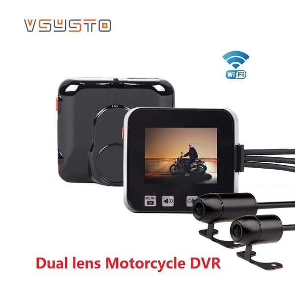 vsysto motorcycle wifi dvr front and rear view hd resolution night vision bike video recorder dash cam car dvr
vsysto motorcycle wifi dvr front and rear view hd resolution night vision bike video recorder dash cam car dvr
