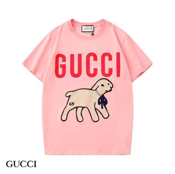 new 2020 spring summer streetwear tee luxury design tees shirts men women fashion letter lamb pattern print tshirt casual t-shirt s-2xl, Black;brown
new 2020 spring summer streetwear tee luxury design tees shirts men women fashion letter lamb pattern print tshirt casual t-shirt s-2xl, Black;brown