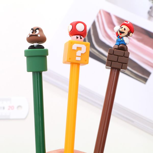 0.5mm black ink fantastic super mario gel pen signature pen escolar papelaria school office supply promotional gift
0.5mm black ink fantastic super mario gel pen signature pen escolar papelaria school office supply promotional gift