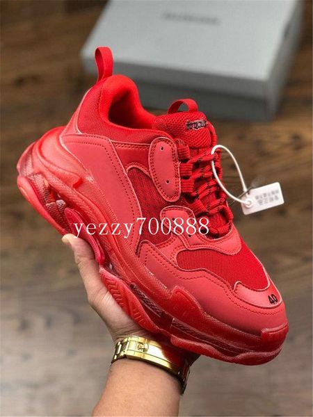 2019 new luxury paris 3.0 triple-s designer dad crystal bottom 17fw men women vintage old grandpa trainer casual shoes fdzhl, Black
2019 new luxury paris 3.0 triple-s designer dad crystal bottom 17fw men women vintage old grandpa trainer casual shoes fdzhl, Black